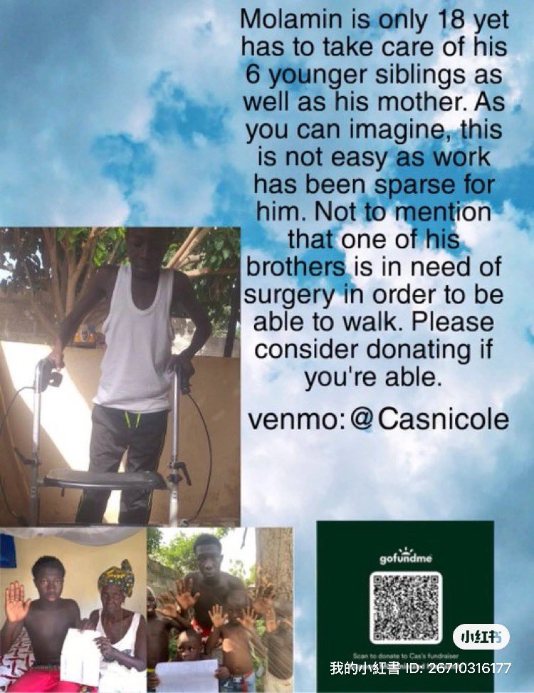 molamcham's tweet image. 3 days no donations 😢 💔🚨can someone match $20,$30 or more if you can 🙏 🙏.Link below ⬇️
V:Casnicole note “Molamin” or gofundme.com/f/support-mola…
@Pacificship1 @p3ach_spro0ut @PikaEureka @casplu @blessthewriter @bewilderingbog @The_Great_Null @MutualAidB00st @kaqriyo @kcotenti