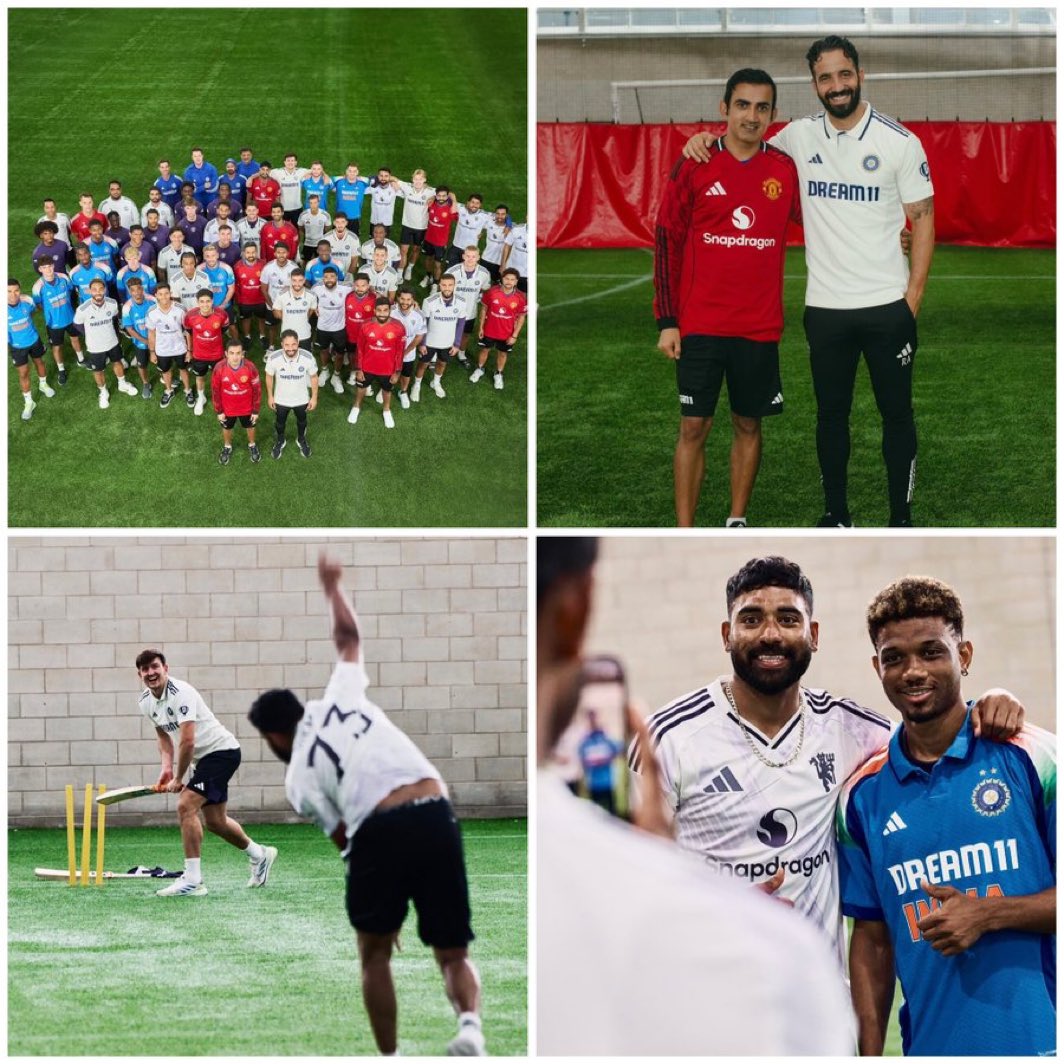 (fan) Ruben Amorim 🇵🇹 (@rubenamorimx) on Twitter photo 📸 Manchester United x Indian Cricket Team! 🏏 📸 Manchester United x Indian Cricket Team! 🏏