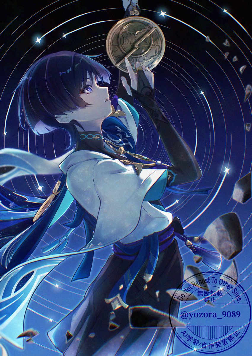 yozora_9089's tweet image. テ。-テイワットの星空について-