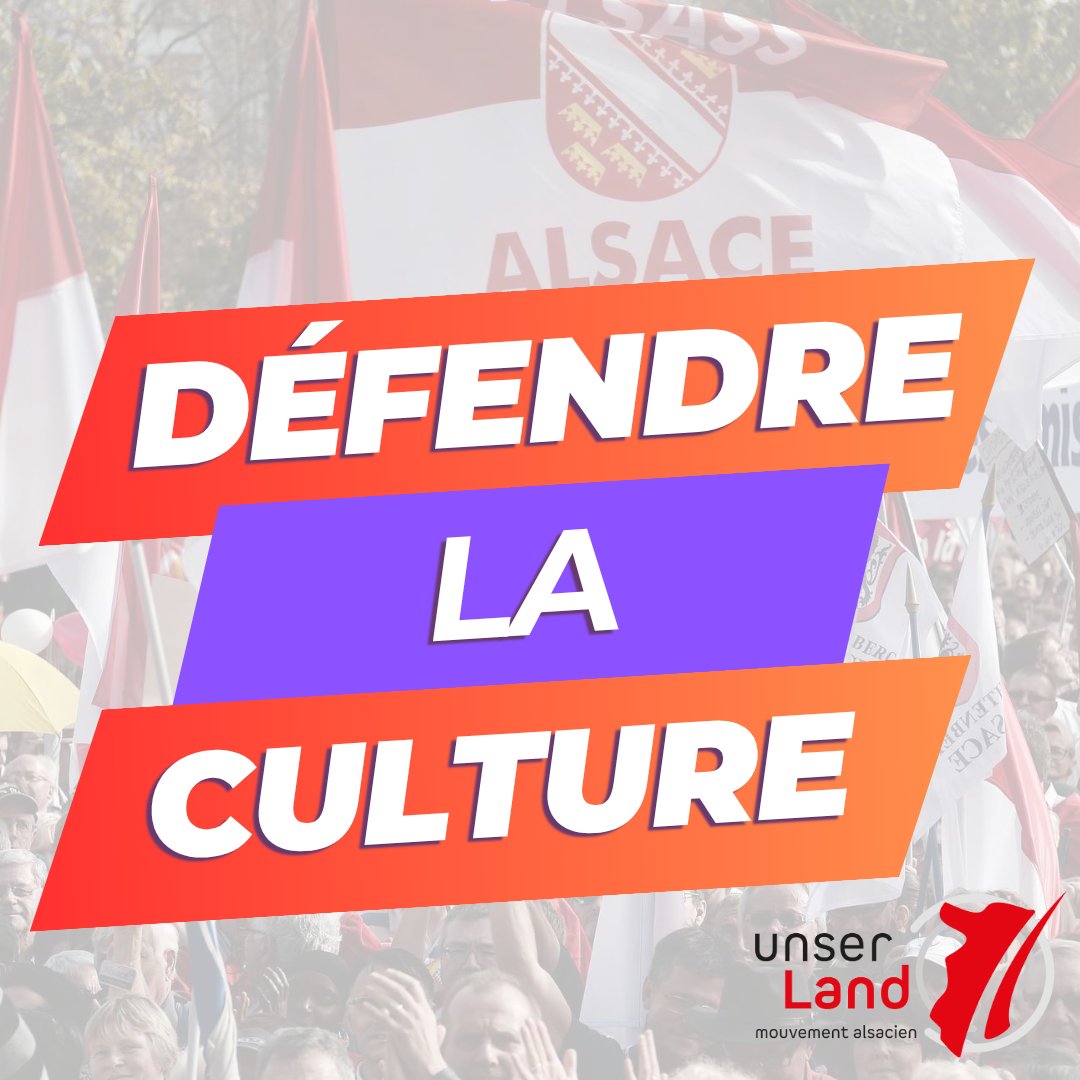 UnserLand's tweet image. 🚨 En 2025, l’État SUPPRIME l’option Langue et Culture Régionale dans les lycées alsaciens.
➡️ Des milliers d'élèves privés de leurs racines
➡️ 1500 ans d’histoire effacés des classes
➡️ L’indifférence des institutions
✊ Défendons l’Alsace, sa langue, son histoire.
🖋️ Signe la…
