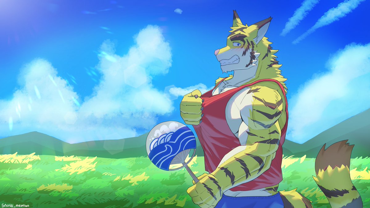snow_meatball's tweet image. 너를 위한 여름호랑이

#虎彦 #漏れなつ