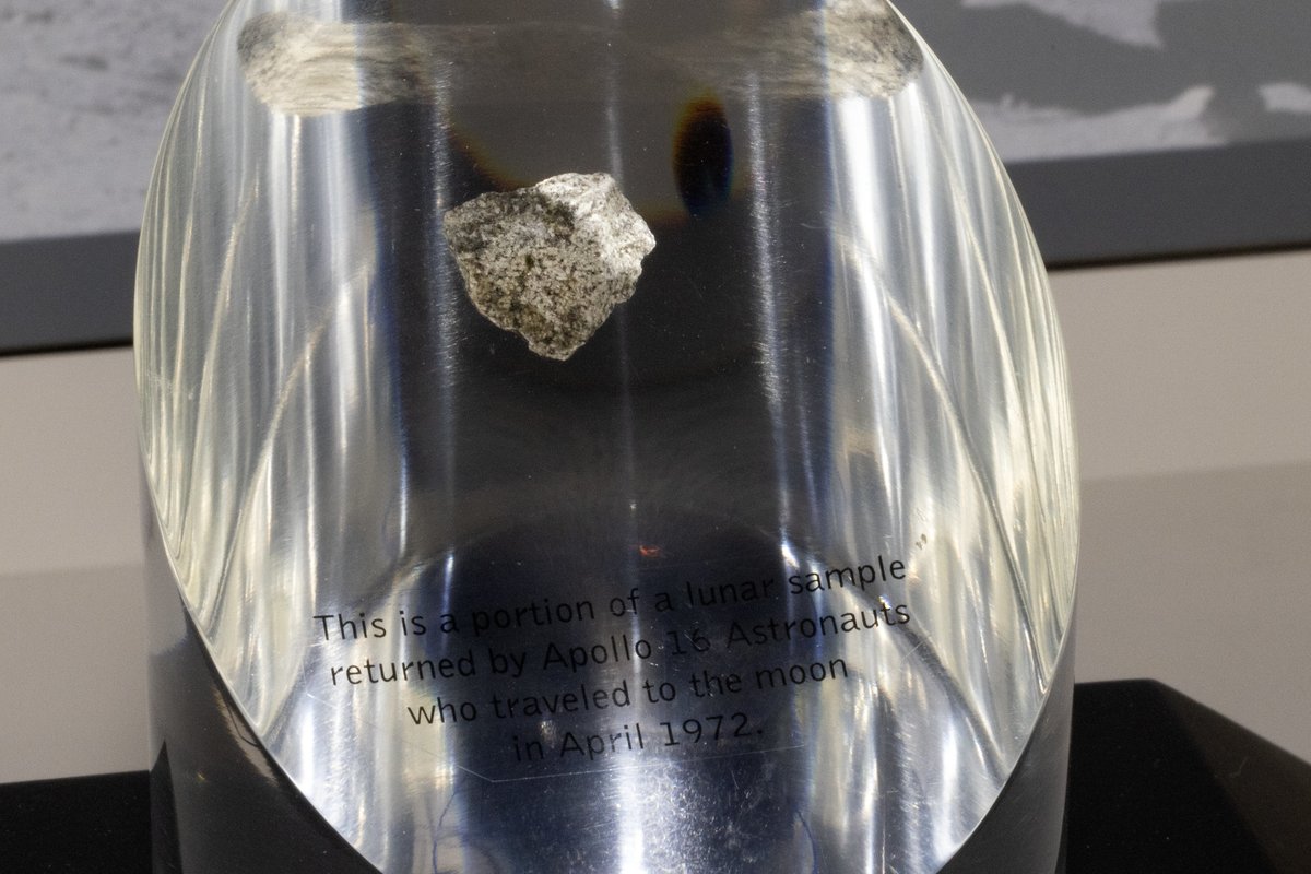 🌕✨ In 1972, alumnus John Young, AE 52, spent over 20 hours on the moon during the Apollo 16 mission, collecting lunar rock samples and setting up a telescope on the moon's surface. #NationalSpaceExplorationDay