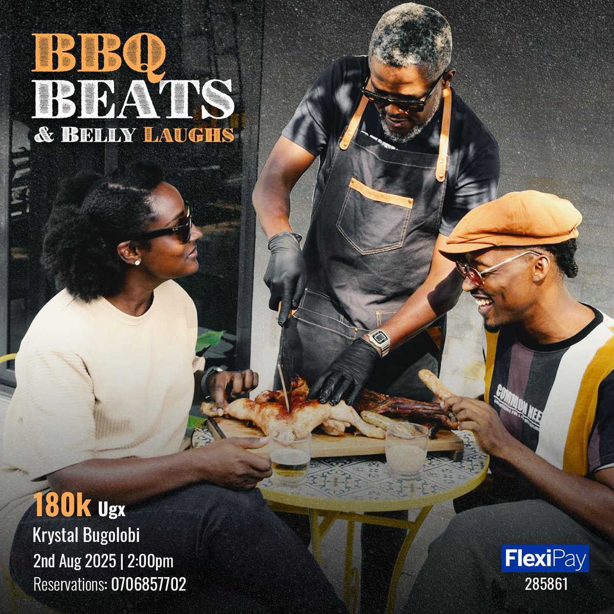 Next on the agenda is the 
👇
BBQ 
BEATS
&amp; BELLY LAUGHS 
Hosted by my #OQP ie <a href="/Comrade_Otoa/">Tony Otoa</a> , <a href="/JuliusSese/">⤴Ulius $£$£</a> and Carol🤗🤗🤗

See you on 2nd August 2025
See poster for details!