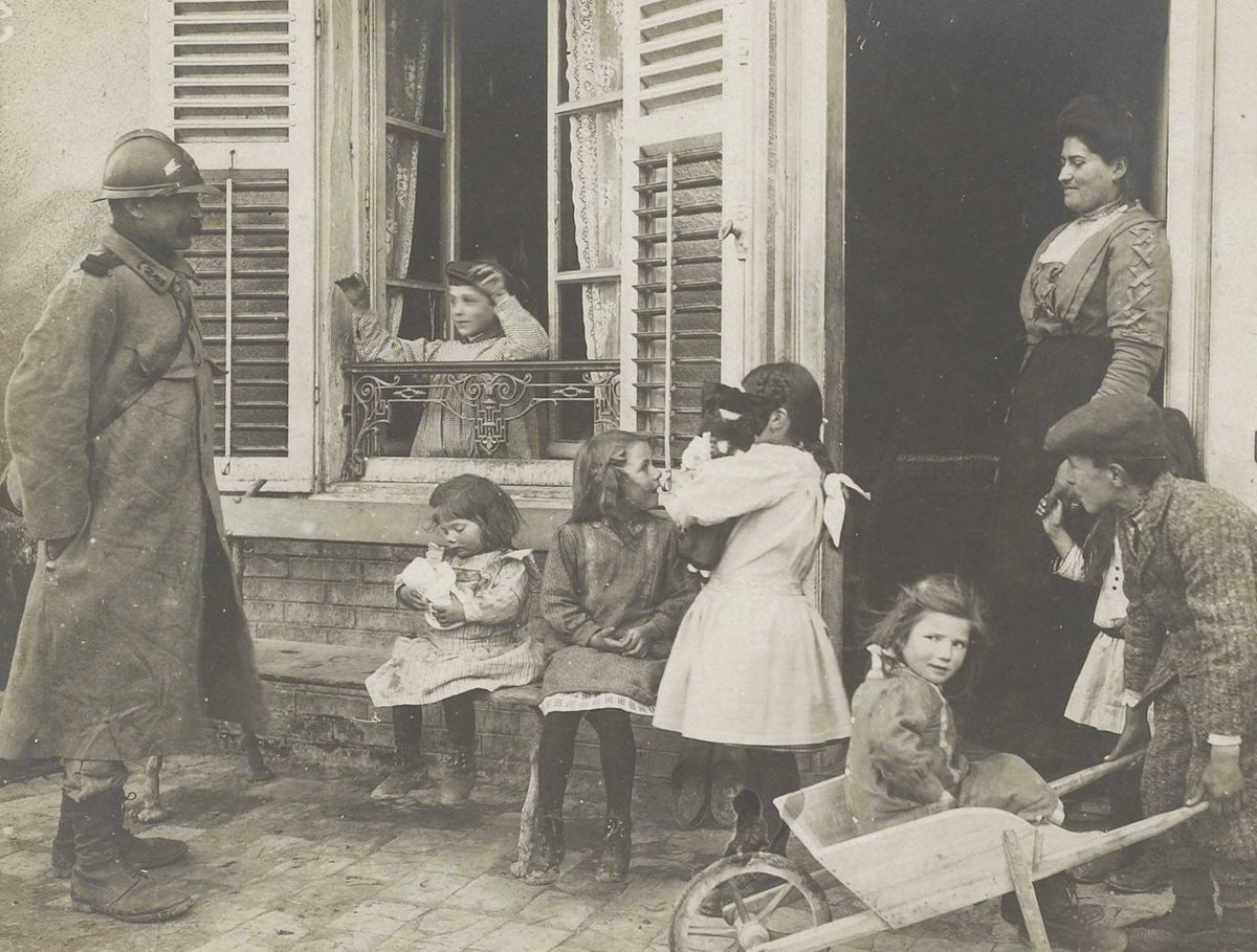 All this just to get home to loved ones, where fathers, husbands would often return unrecognizable.

Mothers &amp; wives didn’t know how to speak to them and the soldiers themselves, rarely wanted to speak about their experiences...

No one had prepared civilians or soldiers for