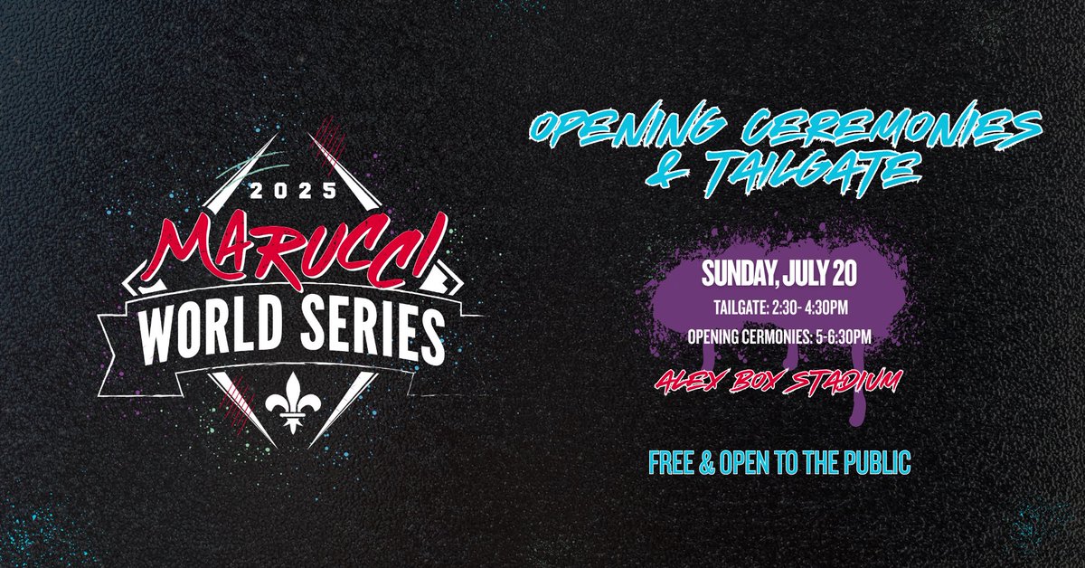 See you at The Box tonight as we kick off the 2025 Marucci World Series Opening Ceremonies!