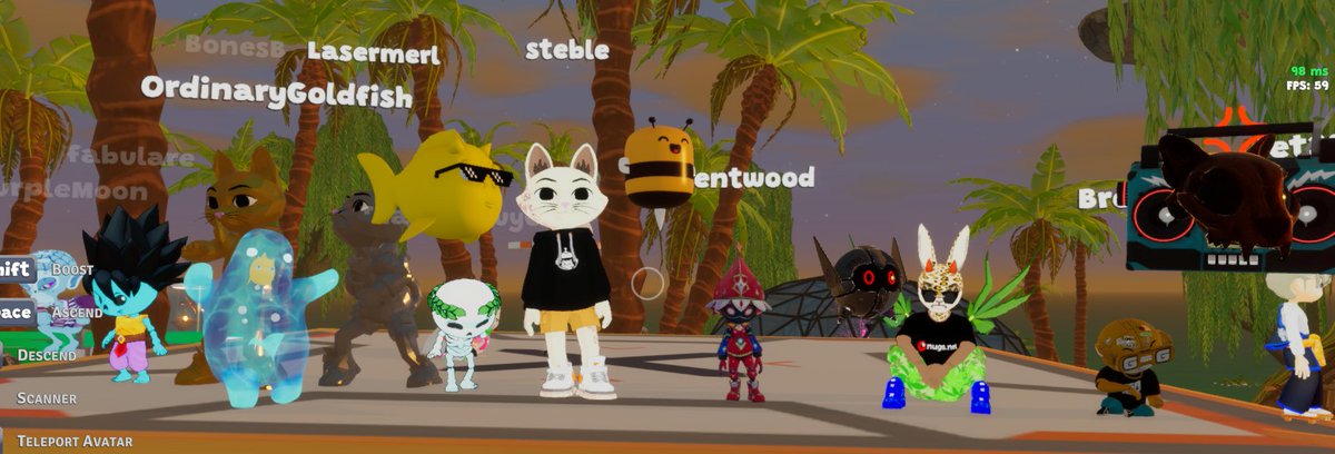 FutureGhost2a's tweet photo. Started with a few legends, now it's a full-on island takeover π΄ The vibes are unmatchedβcome join the party on @niftyisland! #NiftyIsland #WeekendHangout https://t.co/VPQlvASq96