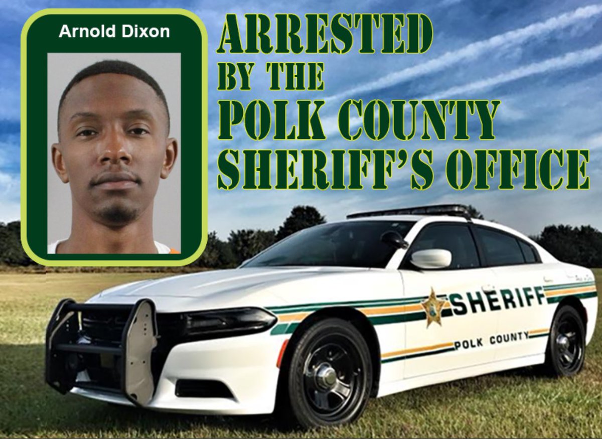 PolkCoSheriff's tweet image. A traffic stop was performed on a white sedan that was exiting from I-4 to US 98 near Lakeland.
The driver of the vehicle was 29-year old Arnold Dixon of Tampa.
As the deputy was walking up to the car, Arnold rolled down his window.
When the deputy got to up to the driver's…