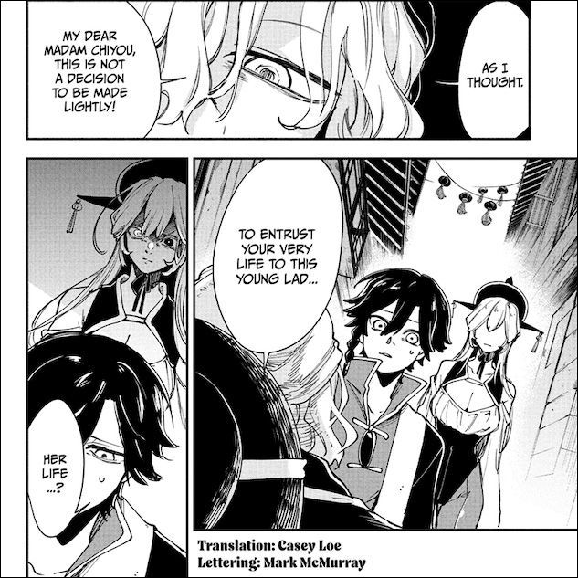 shonenjump's tweet image. Let’s take a closer look at the contract between Kou and Chiyou…
Read Kaedegami, Ch. 5 in Shonen Jump for free! buff.ly/rhr5ZQ2