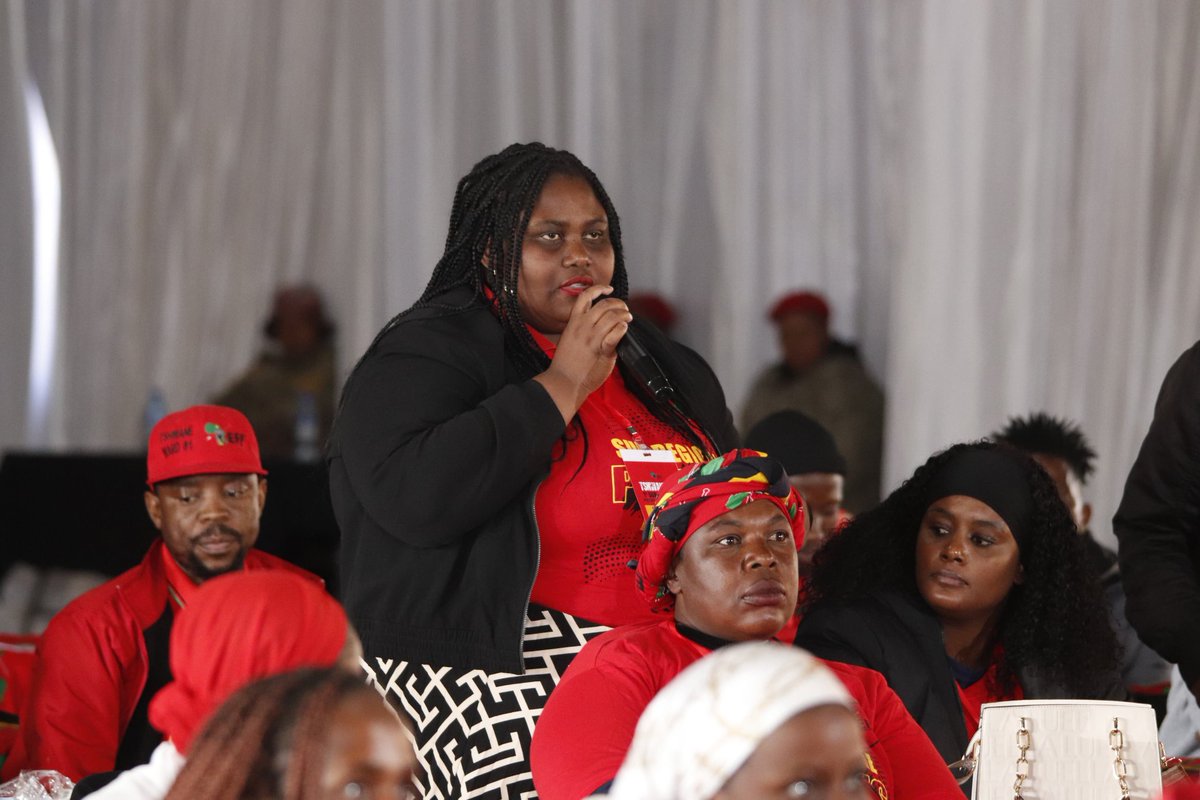 EFFGautengProv's tweet image. 🚨In Pictures🚨
The EFF Tshwane SubRegion 3 Plenary engaged in the process of nominations and elections of Members of the SubRegional Command Team, the Chairperson, Secretary, Treasurer and 15 Additional Members.
#EFFSRPA