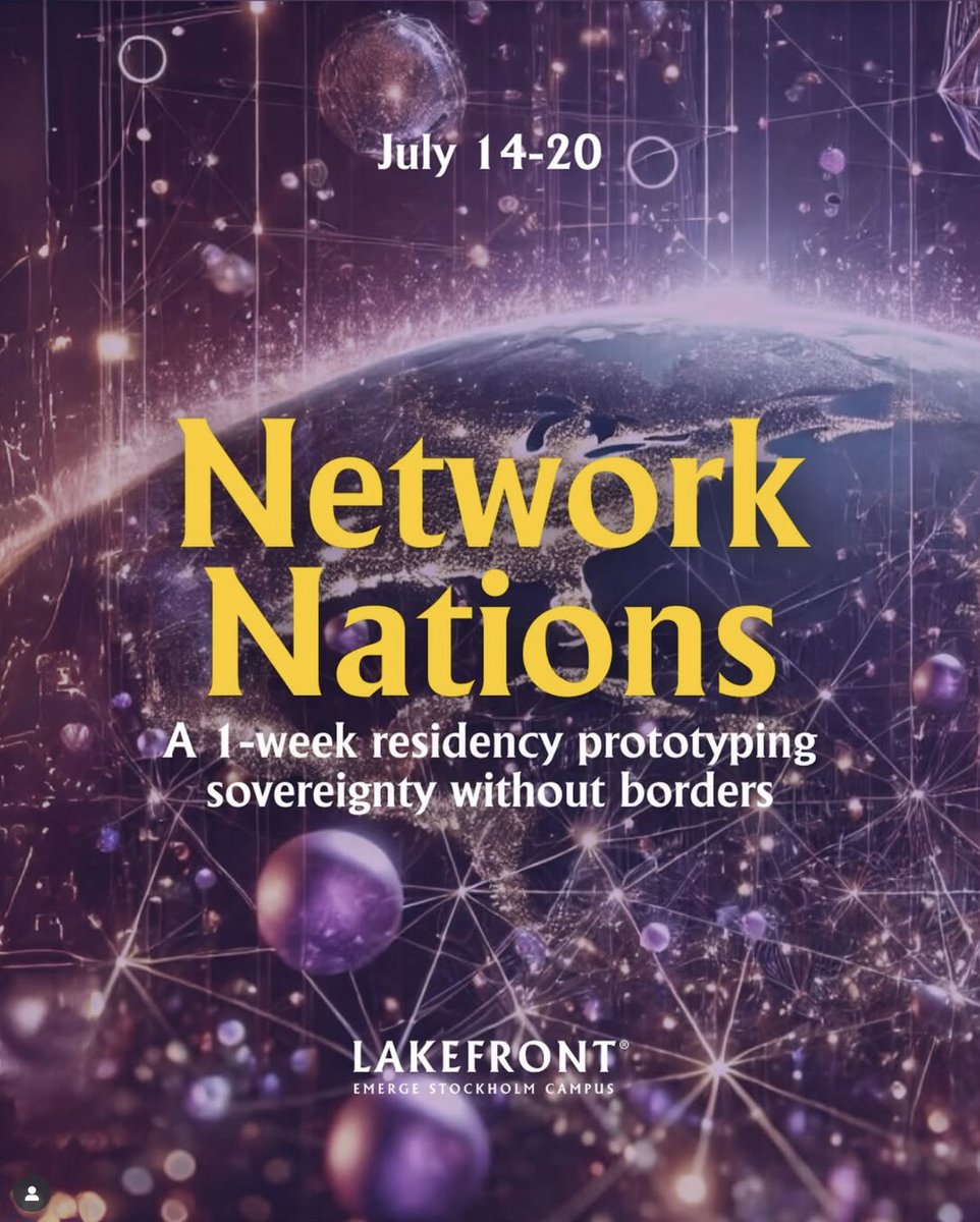 MontyMerlin's tweet photo. The Network Nations movement starts now 🌐🌐🌐

A groundbreaking week at Emerge Lakefront's 'Network Nations research residency'—a gathering of thinkers, practitioners and visionaries exploring a critical question:

How can communities govern themselves to build collective power, resilience, and voice in a world where governments and corporations are failing us?

The stakes couldn’t be higher.
🚩 6/9 planetary boundaries are breached.
🚩 Migration, unrest, and political instability.
🚩 Eroding Public services. States are going bankrupt. 

In short: the institutions our modern world depends on—nation-states, markets, and corporations—are no longer able to meet the challenges of the 21st century. And most people can feel it.

But as @mbauwens reminds us:

 "Every time a civilization is in crisis, there is a return of the commons."

And today, that return is already happening—from eco-villages to community-owned energy systems, local food co-ops to time banks. 

But local commons alone aren't enough. While community resilience grows at the local level, global political power is still centralized in nation-states and corporate platforms. Techno-feudalism creeps forward. Capital reigns. 

🏛️ A Network State?

Models like @balajis 'Network State' introduced a new model. Digitally-native communities that coordinate online, crowdfund land, and eventually seek diplomatic recognition from existing nation-states.

But there are serious problems.

Network States pursue territorial sovereignty—placing them in direct conflict with existing governments and risking neo-colonialism—where wealthy globally mobile communities buy land, impose governance, and displace locals under the banner of “innovation.”

Balaji's model also leans into top-down, capital-driven structures. Think: startup meets nation, with a CEO at the helm and investors behind the scenes. Efficient, but authoritarian and replicating the very logics of extractive capitalism and centralization many of us are trying to escape.

What’s the alternative? Enter the Network Nation 🌱 

Network Nation's build strength through trust, cooperation, and commons-based governance.

A Network Nation is:
🔹 A globally connected network of communities, united by shared values, culture, and purpose—and coordinating through open digital tools
🔹 Governed as a commons, not as a company—where power is earned through contribution, not bought through capital
🔹 Structured through participatory, polycentric, decentralized institutions—horizontal, transparent, and designed for resilience

This is not just theory. We have the tools to bring it together and we're building them now... @RegenCoordinate  👀

🌐 If you care about coordination, sovereignty, solidarity, and survival—this is your call to action.

Let’s build new institutions that meet the wicked problems of our time.