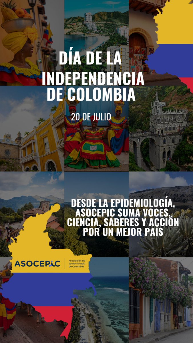 🇨🇴 En un país que avanza, la epidemiología también construye camino.

📊 Desde ASOCEPIC promovemos ciencia, conexión y compromiso por una Colombia más preparada, justa y colaborativa.

#Epidemiología #ASOCEPIC #Colombia #SaludPública #RedesEnSalud #CienciaYColaboración