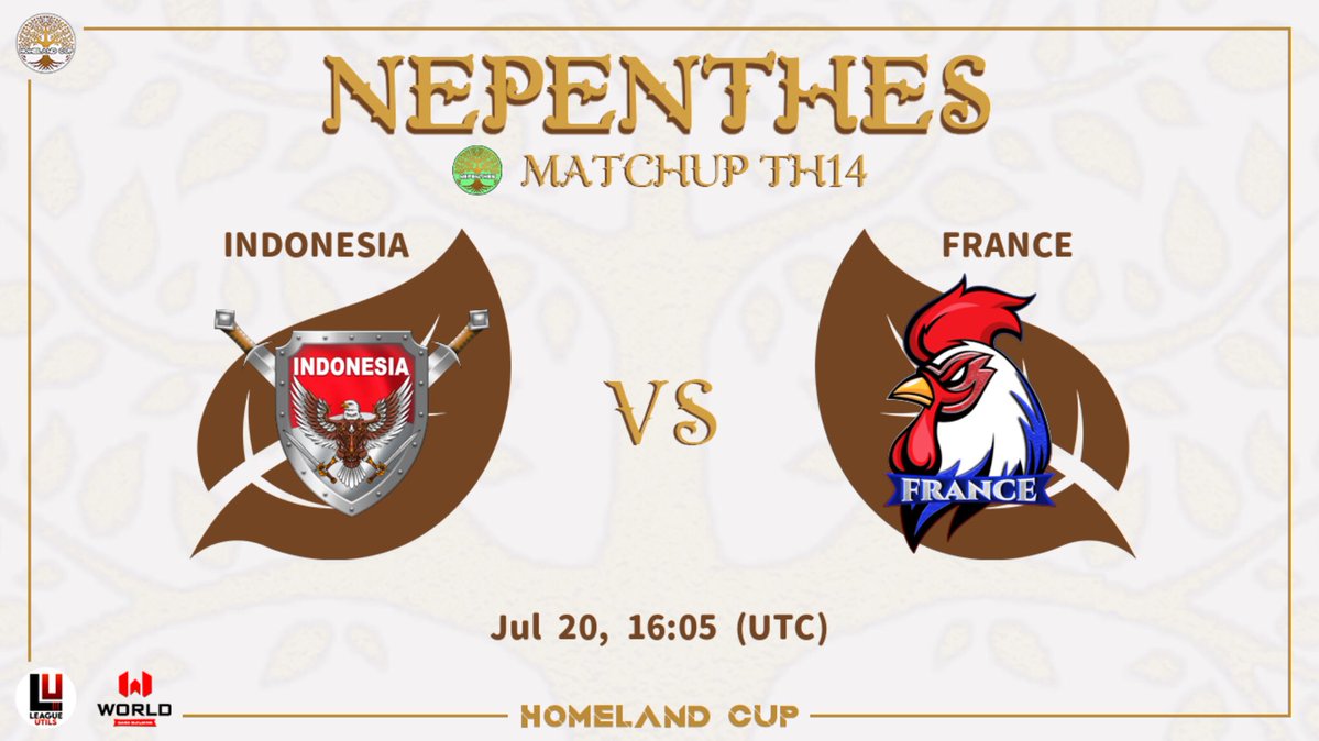 Team France CoC (@teamfrancecoc) on Twitter photo 🚨 18H 🚨
2nd match <a href="/HomelandCup/">Homeland Cup</a> S1 - Nepenthes Th14🔥 🔥 🔥
⚔️ France 🇫🇷 🆚 🇮🇩 Indonesia ⚔️
🎥 <a href="/ChiefRianGaming/">Chief Rian Gaming</a> 🇮🇩
🔗 youtube.com/@chiefriangami…
🎥 <a href="/aankancil_/">Aan Kancil</a> 🇮🇩
🔗 youtube.com/@aankancil_?si…
GL <a href="/indoclasher17/">Indo Clasher Community</a> 🍀👊
#GOLESBLEUS🇫🇷 🚨 18H 🚨
2nd match <a href="/HomelandCup/">Homeland Cup</a> S1 - Nepenthes Th14🔥 🔥 🔥
⚔️ France 🇫🇷 🆚 🇮🇩 Indonesia ⚔️
🎥 <a href="/ChiefRianGaming/">Chief Rian Gaming</a> 🇮🇩
🔗 youtube.com/@chiefriangami…
🎥 <a href="/aankancil_/">Aan Kancil</a> 🇮🇩
🔗 youtube.com/@aankancil_?si…
GL <a href="/indoclasher17/">Indo Clasher Community</a> 🍀👊
#GOLESBLEUS🇫🇷
