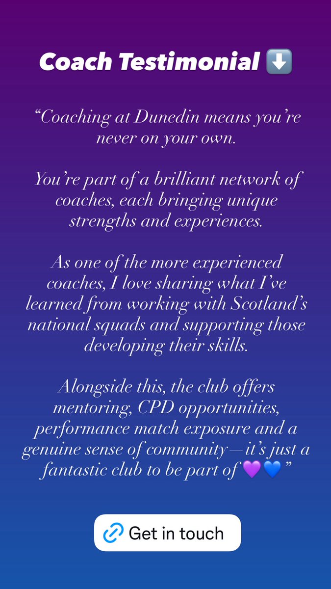 Get in touch via our bio to discuss our current vacancies 

<a href="/NetballScotland/">Netball Scotland</a> 

#netball #coaching #edinburgh