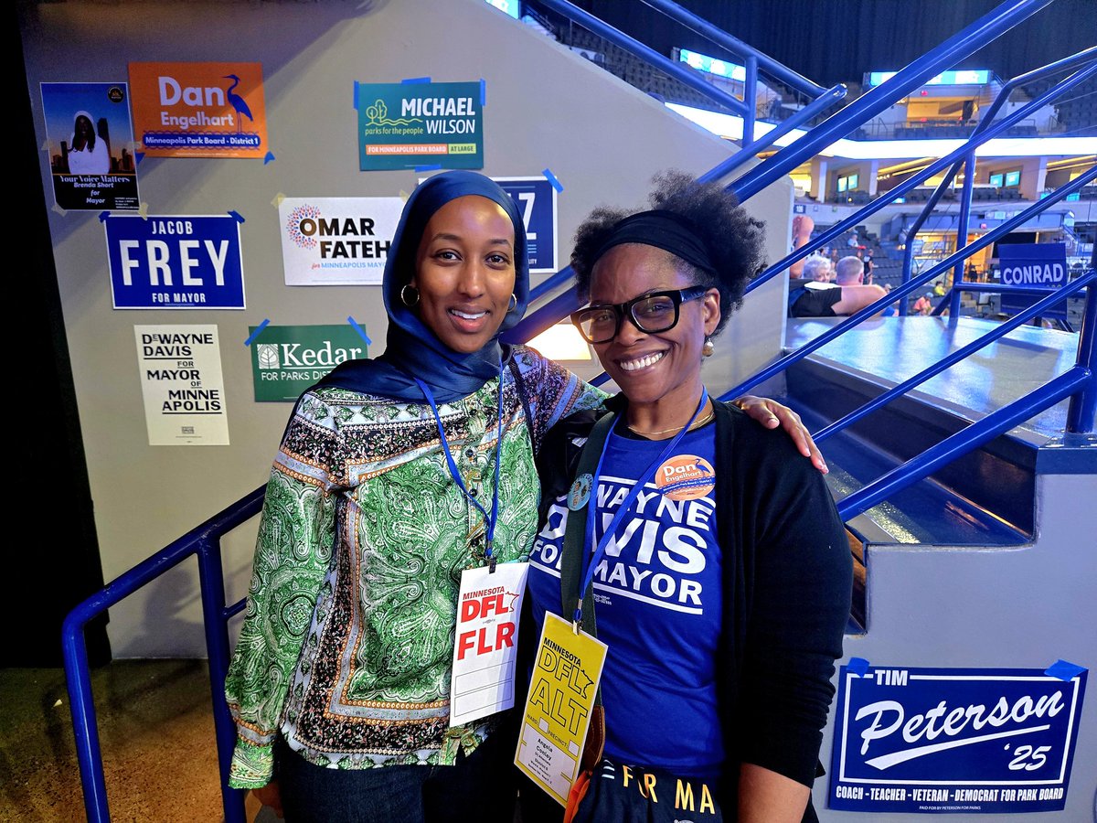 voteconley's tweet image. 13 hours for MPLS to say we're ready and deserve better! Congratulations to my senator @OmarFatehMN on your historic endorsement and to my #1 @DeWayneForMPLS and the entire team for an incredible showing. Rank DeWayne, Omar and Jazz this November and let's get our city back!