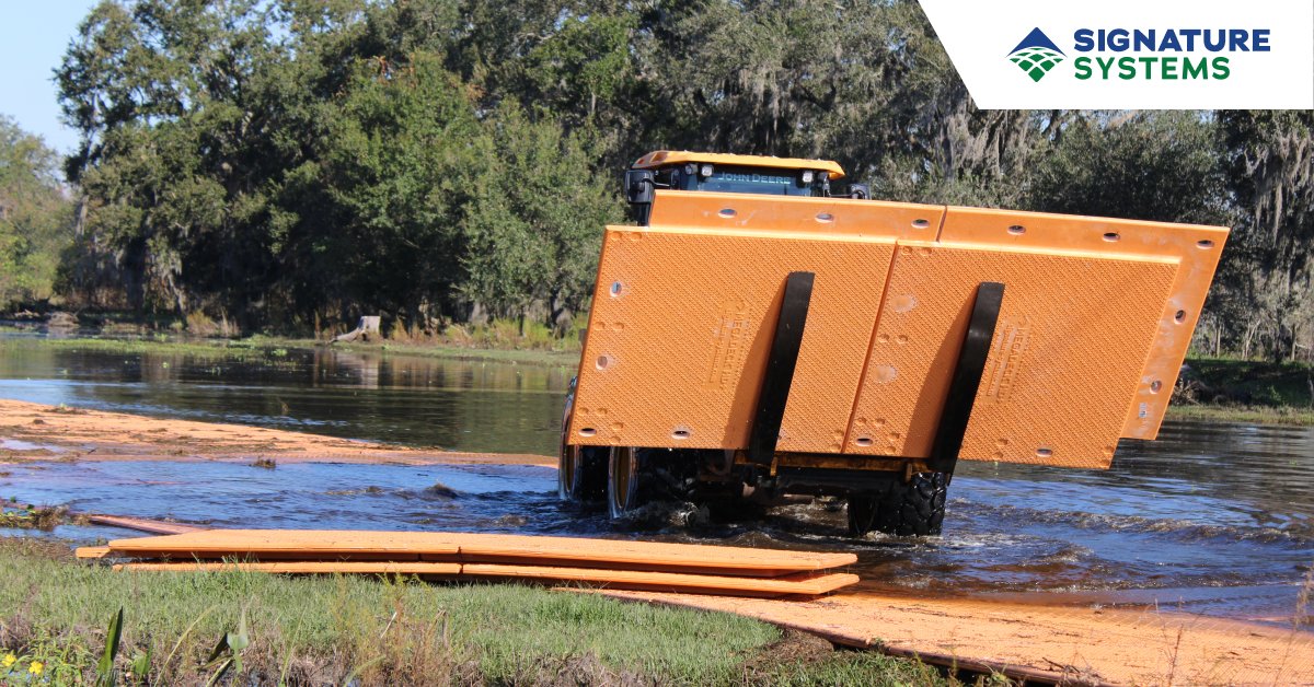 With hurricane season approaching, reliable ground protection is critical.
Signature’s composite mats are built for rapid response. Ideal for storm cleanup and utility access, be ready when every second counts.

hubs.li/Q03w9_ZL0

#HurricaneSeason #DisasterRelief