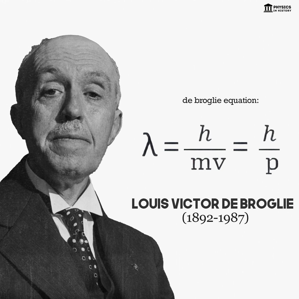 The de Broglie equation (λ=h/p) reveals that all matter has wave-like properties. It links a particle’s wavelength (λ) to its momentum (p=mv), with h as Planck’s constant.