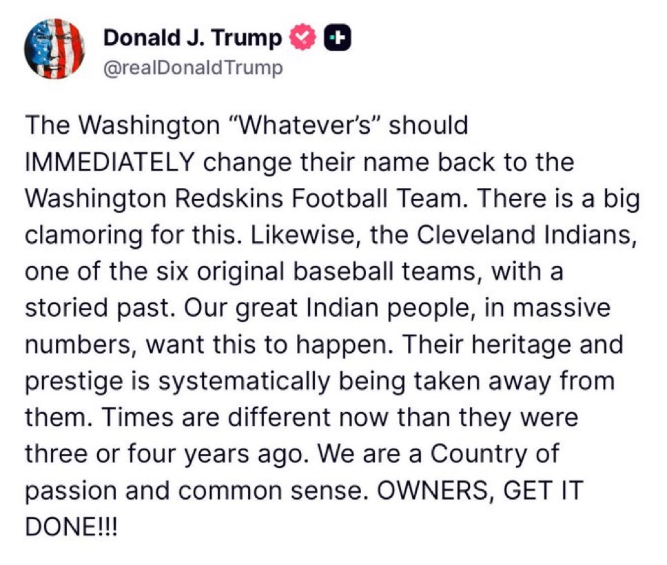 TheCharlesDowns's tweet image. I agree with President Trump: Make the Cleveland Indians Great Again!
