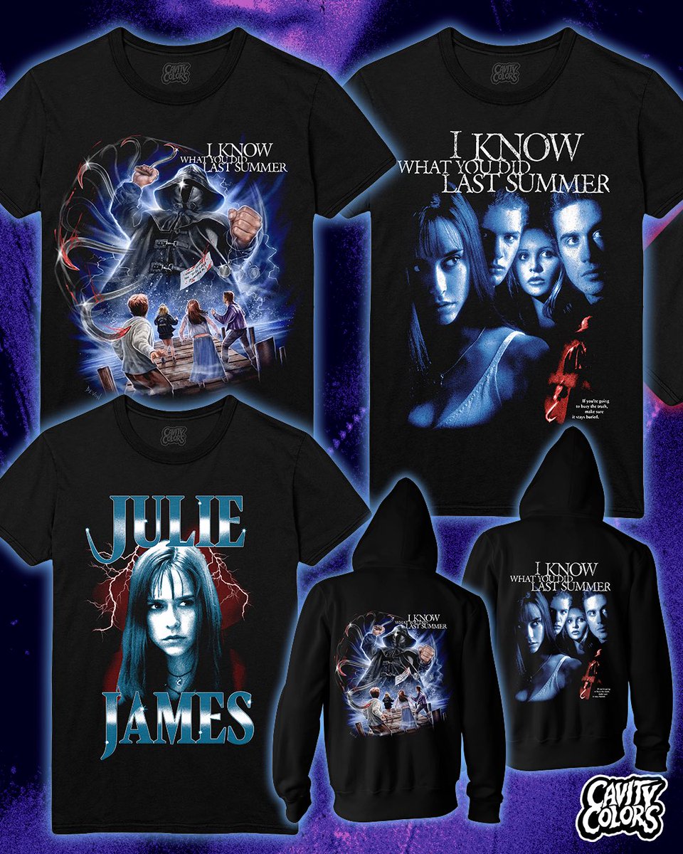 CAVITYCOLORS's tweet image. Just a reminder: If youโre looking for official #IKnowWhatYouDidLastSummer apparel, visit ๐ Cavitycolors.com and get ๐ช