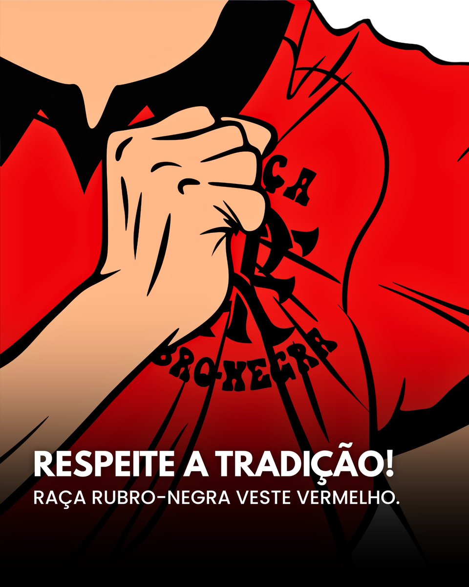 MusicasFlamengo's tweet image. Se vai ficar perto do bloco da Raça, a instrução é clara: vá de MANTO VERMELHO (ou majoritariamente vermelho).
Respeite a padronização e faça parte da história 🔴✊🏿
🎨 @flavela81