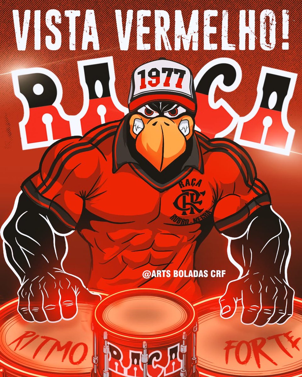 MusicasFlamengo's tweet image. Se vai ficar perto do bloco da Raça, a instrução é clara: vá de MANTO VERMELHO (ou majoritariamente vermelho).
Respeite a padronização e faça parte da história 🔴✊🏿
🎨 @flavela81