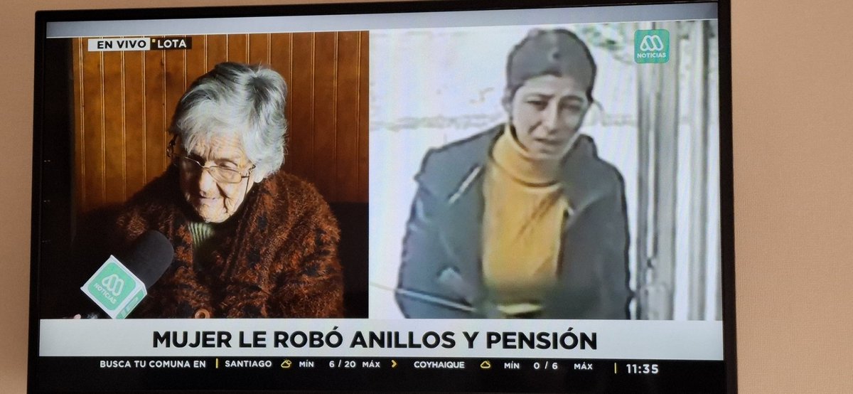 Mujer roba anillos y pensión a una persona mayor que vive sola. Pidió un vaso de agua y luego la amenazó. 
Gracias <a href="/meganoticiascl/">Meganoticias</a> por visibilizar. 
#megadenuncias
#ladrona