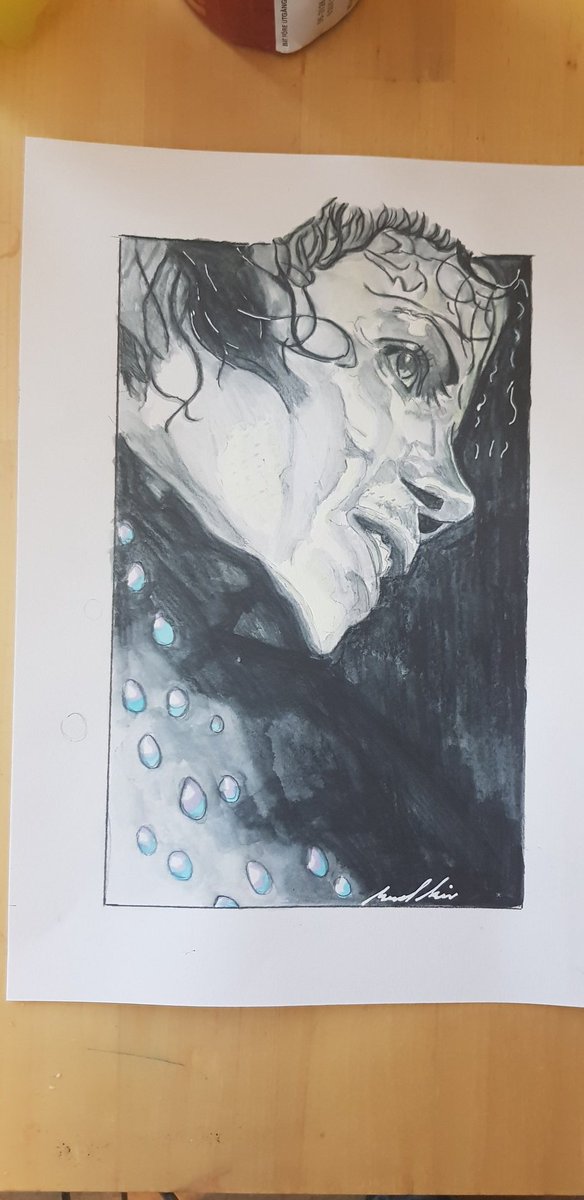 I done in watercolour size A4
#michaeljackson <a href="/michaeljackson/">Michael Jackson</a> #watercolorpainting #kingofpop #skutskär #Sweden