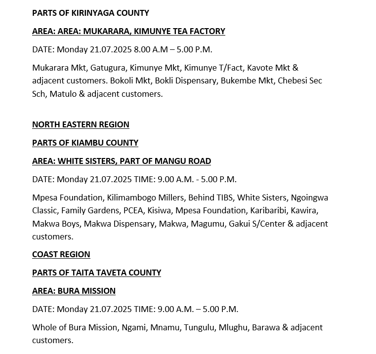 Kenya Power tweet media