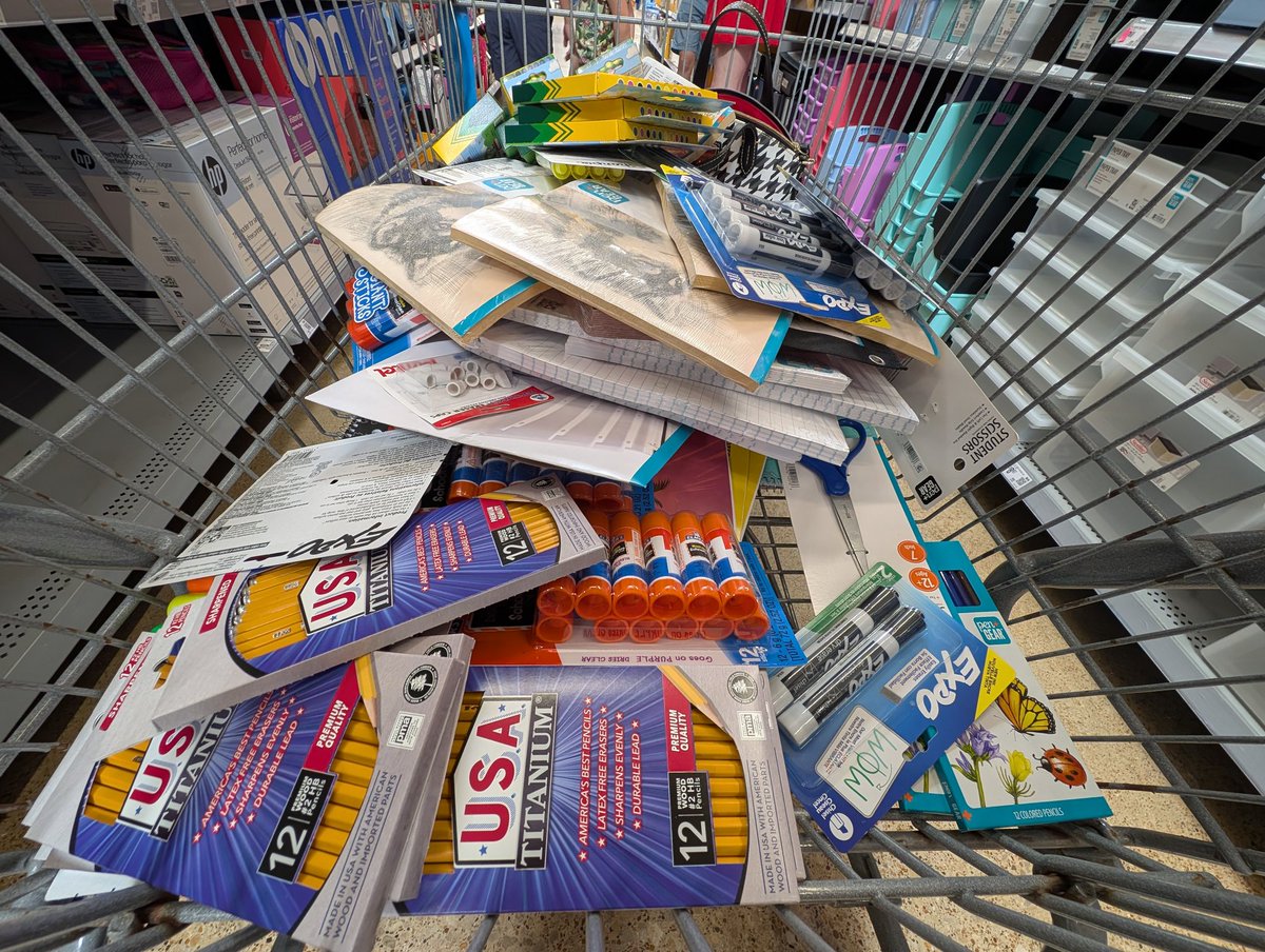 BBQBryan's tweet image. School supply time