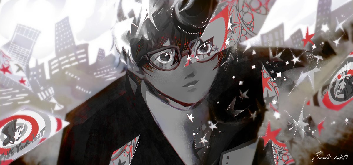 peacknoir's tweet image. #p5 #p5r #雨宮蓮 #amamiyaren