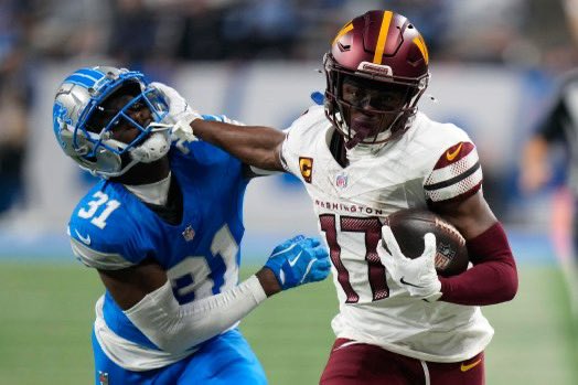 SleeperWSH's tweet image. According to @JFowlerESPN, the #Commanders are not interested in trading Terry McLaurin. Hopefully a sign of a deal to come
#RaiseHail