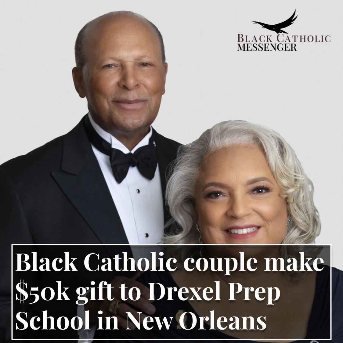 St. Katharine Drexel Prep in New Orleans has received a $50,000 gift from a Catholic couple who saw an urgent need to support one of the city's most historic Black schools.

The "transformational" gift from the Garibaldi family was announced in May. blackcatholicmessenger.org/garibaldis-dre…