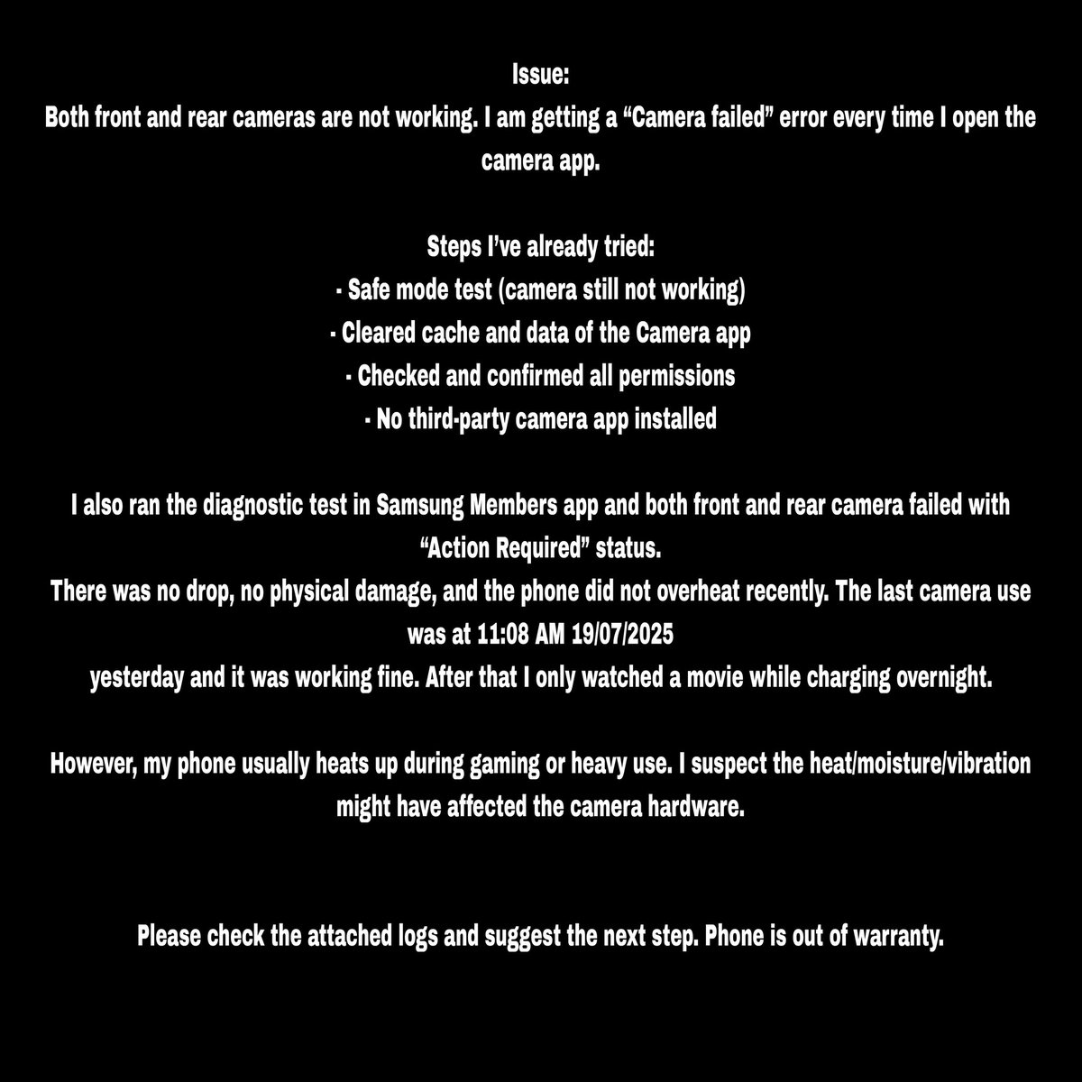 its_shahan7's tweet image. @SamsungIndia Why the hell does only my phone always have issues? Paid a premium for this and still facing constant problems! Am I the only unlucky one or is this your so-called quality? 😡 #Samsung #FrustratedUser