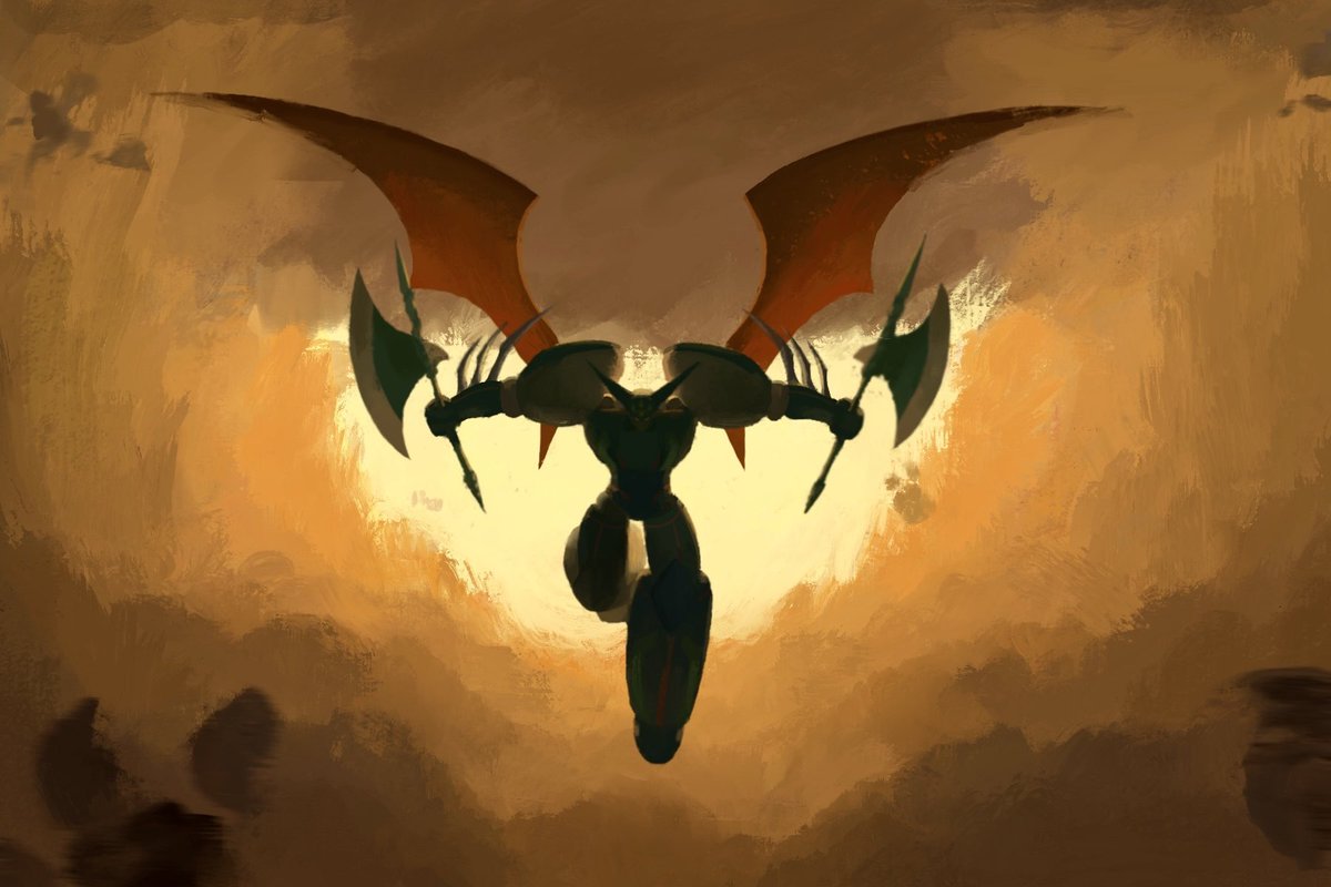ll2759339's tweet image. a really rough speed painting of shin getter tarak 
#ゲッターロボ #GetterRobo  #ゲッターロボアーク ＃真ゲッターロボタラク