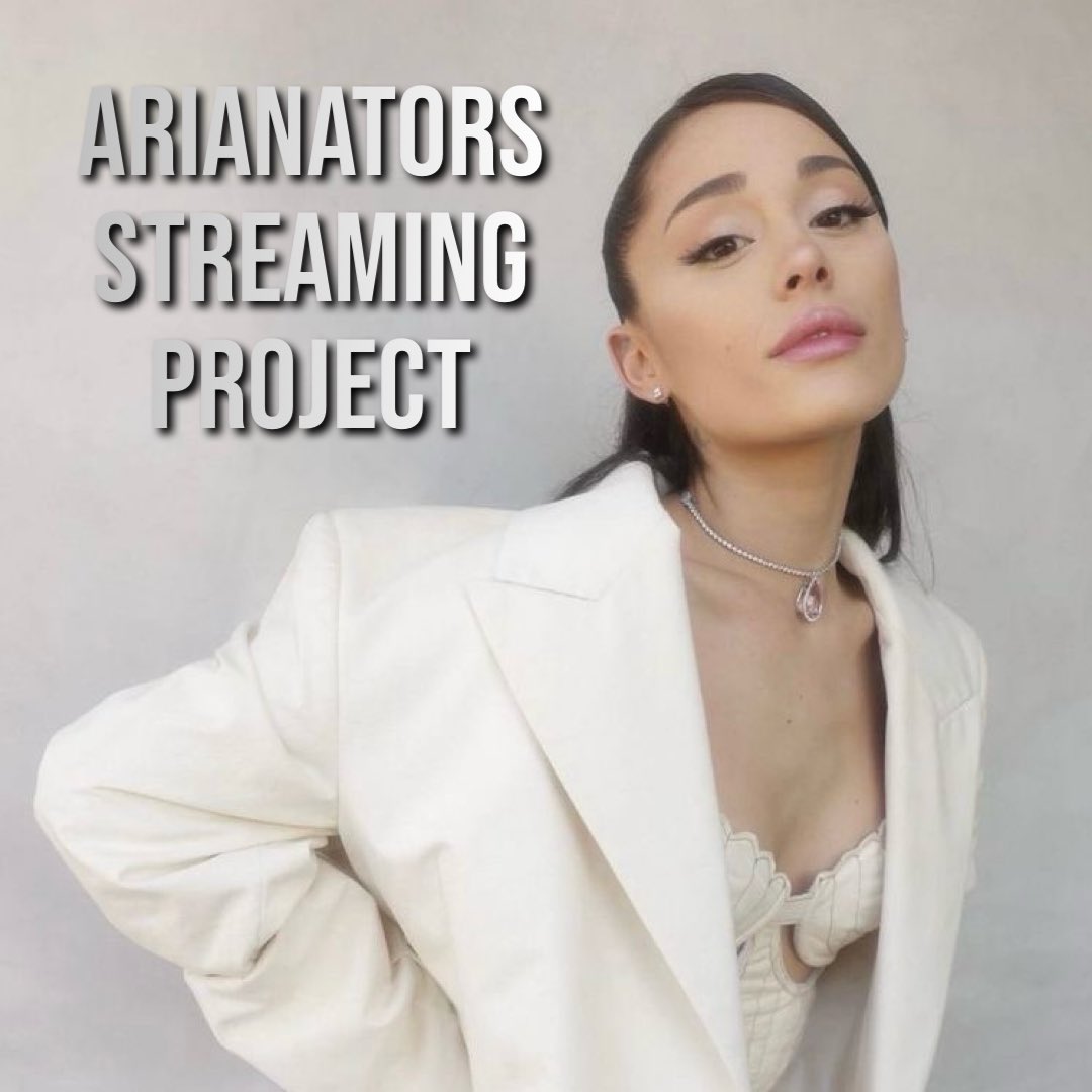 theegrandeheels's tweet image. — ARIANATORS STREAMING PROJECT —
every stan has to stream the chosen song at least 10 times throughout the day
WEEK 2
monday - daydreamin’
tuesday - be my baby
wednesday - jason’s song
thursday - everytime
friday - make up
saturday - love language
sunday - i wish i hated you