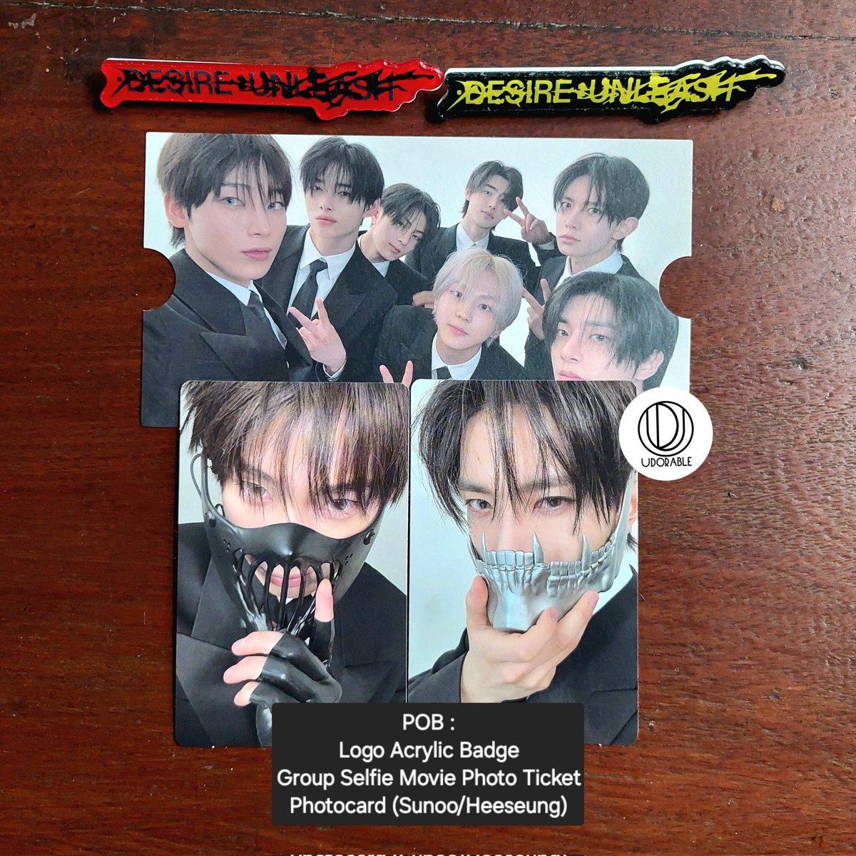 [ Ready Stock - wts want to sell lfb ]

ENHYPEN Album "DESIRE: UNLEASH" (D:U)
- YOU ver.
- MINE ver.

✅️ POB Weverse Shop
✅️ Sealed
✅️ Include packing
❌ Exclude Admin
✅ Splitpay
✅️ Shopee/Tiktok Shop/Tokopedia
📍 Tasikmalaya, Jawa Barat
⠀