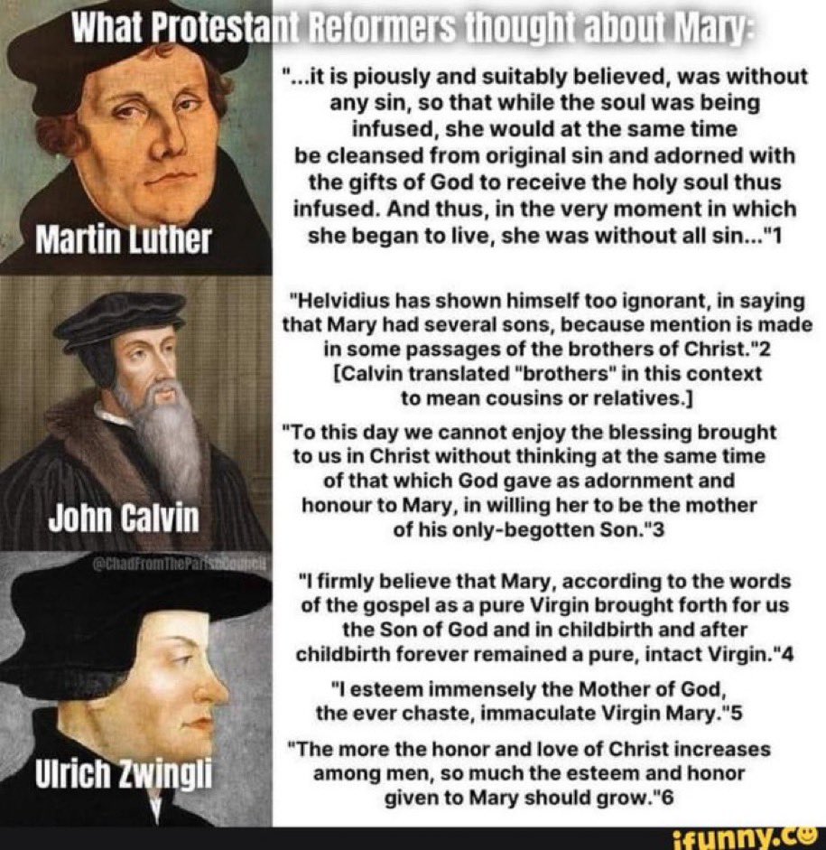 88mph121's tweet image. Even the original Protestants would reject what modern Prots are saying