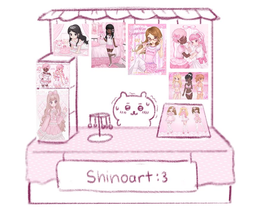 sh1noart's tweet image. it’s always been a dream of mine to join conventions and start a booth .. but im kinda worried that not a lot of ppl would be interested in buying from an artist who only draws pink here in the philippines ㅎㅎ