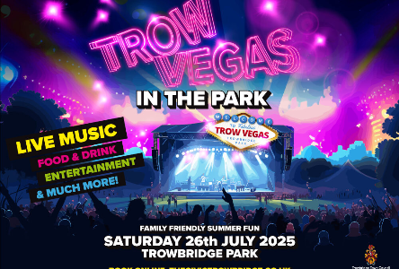RadioBathDAB's tweet image. 🎉 WIN TICKETS 🎉
Trow Vegas is coming Sat 26 July – and you could be there!
Q: Trow Vegas is held in which Wiltshire town?
📧 Email your answer to studio@radiobath.com
⏰ Deadline: Wed 23 July, 5pm
#TrowVegas #Giveaway #WiltshireEvents #RadioBath