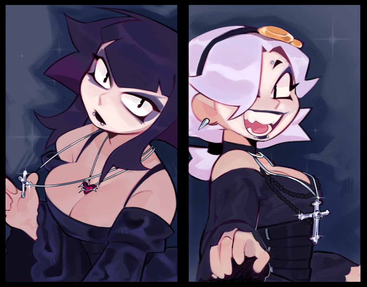sad_conito's tweet image. Goth girls 🖤🕸️
#BrawlStars #BrawlStarsArt