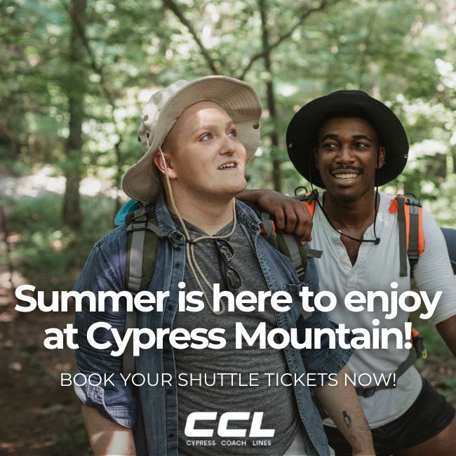 CypressBus's tweet photo. #Summer is the perfect time to explore #CypressMountain with fun activities and family events. And don't worry about parking—Cypress Coach Lines has got you covered! 🌲🧺

BOOK ONLINE TODAY! https://t.co/u26HBz9wR3

#trip #summertrip #bus #bustrip #vancouver #relax #nature https://t.co/79W6iKzmaZ