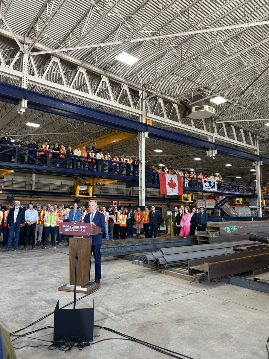 JohnPaulDanko's tweet image. Steel anchors the #HamOnt industrial sector & is critical to our economy 🇨🇦
While US tariff negotiations continue, PM @MarkJCarney announced further action to strengthen global free-trade partnerships, restrict steel imports from non free-trade countries & build domestic demand.