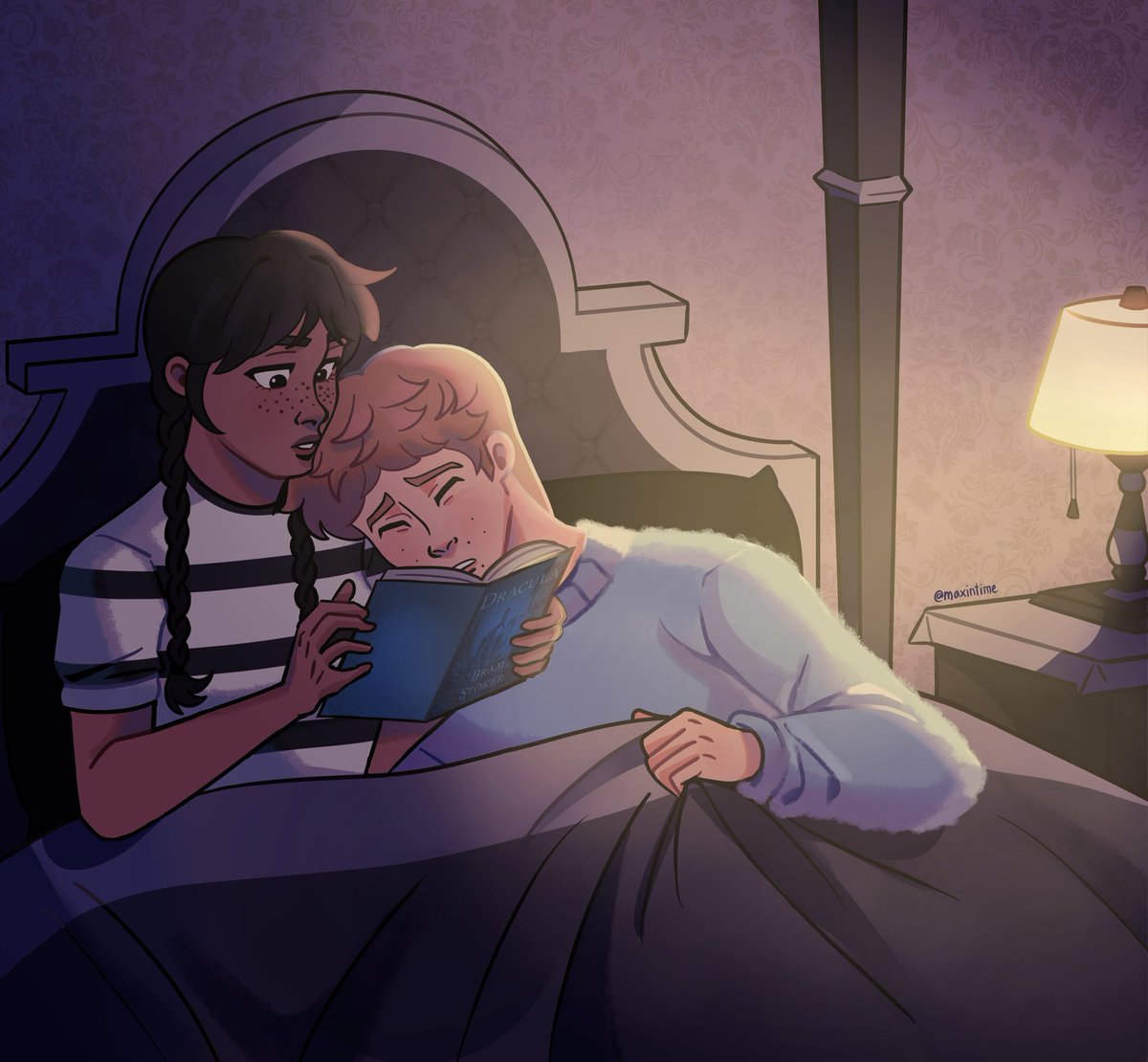 weylerdefense's tweet image. I commissioned the exceptionally talented @maxintime_ to help bring my first ever Weyler fic, “wake up screaming from dreaming”, to life, and LOOOOOK AT HOW BEAUTIFUL OF A JOB THEY DID 🥹💗 Thank you SO much Max, I’m so in love with this!