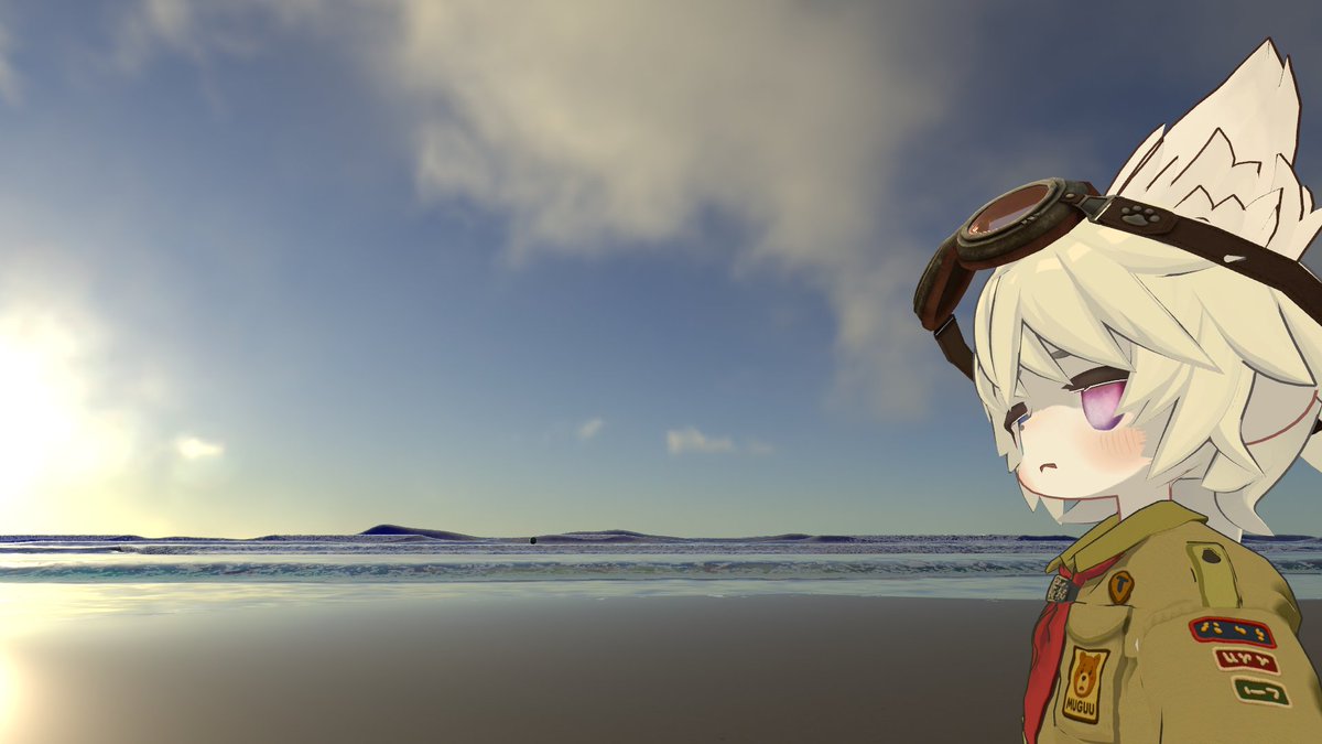 Nexus0927's tweet image. ボーイスカウト衣装で写真撮って回ってきた🐺
#VRChat