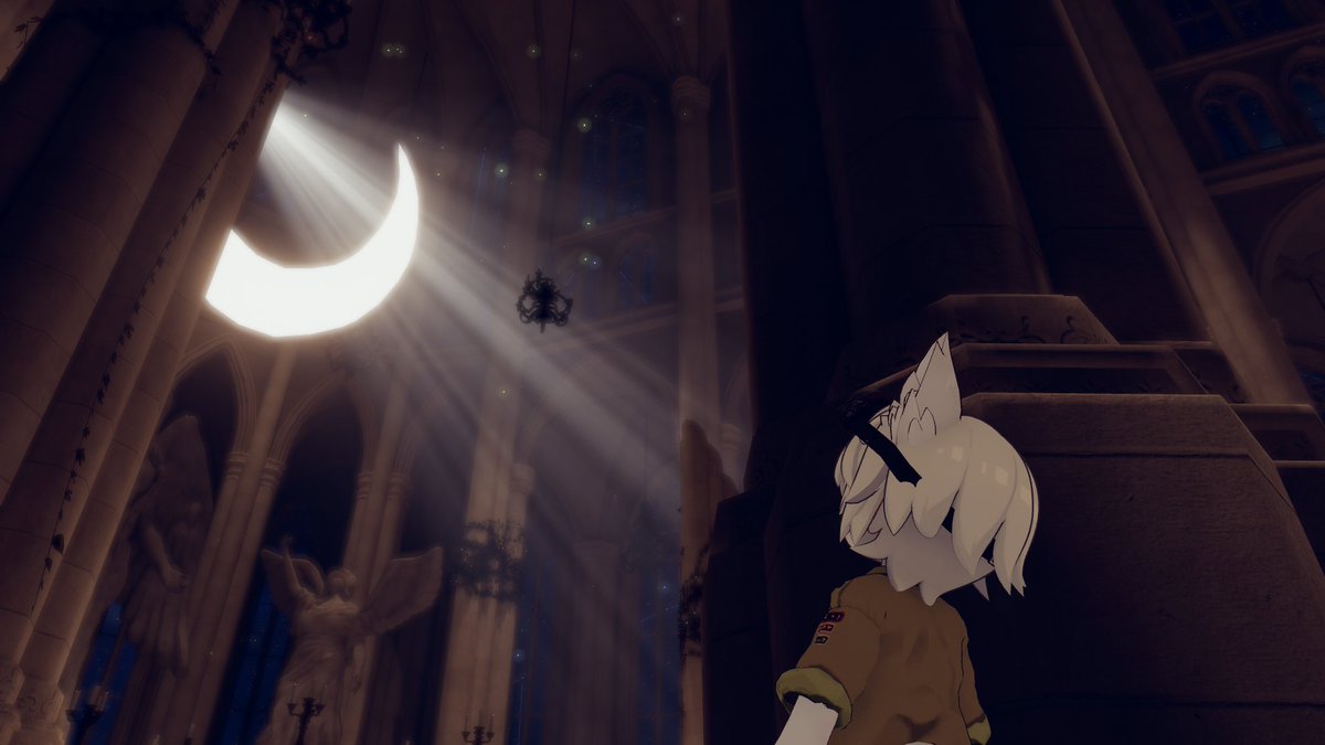 Nexus0927's tweet image. ボーイスカウト衣装で写真撮って回ってきた🐺
#VRChat