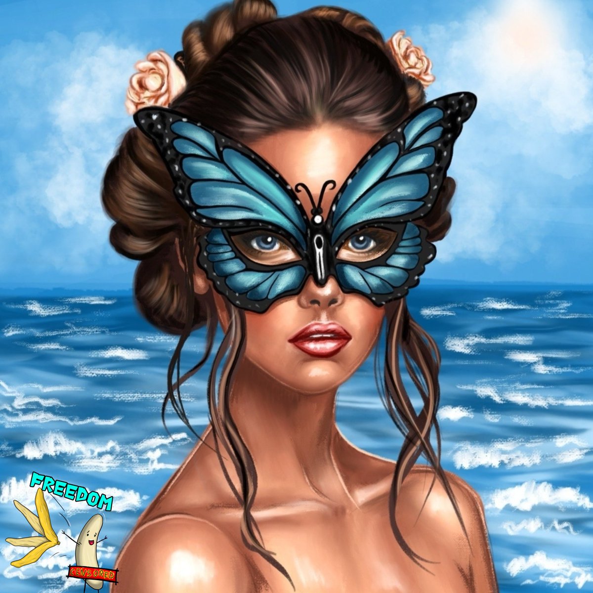 tesnicart's tweet image. I have just collected &quot;&quot;Lady Butterfly&quot;&quot; by @artterina_NFT on @objktcom
Happy Sunday dear 🤗🫂

P.S. You can find this art here:
objkt.com/tokens/KT1VEJ6…