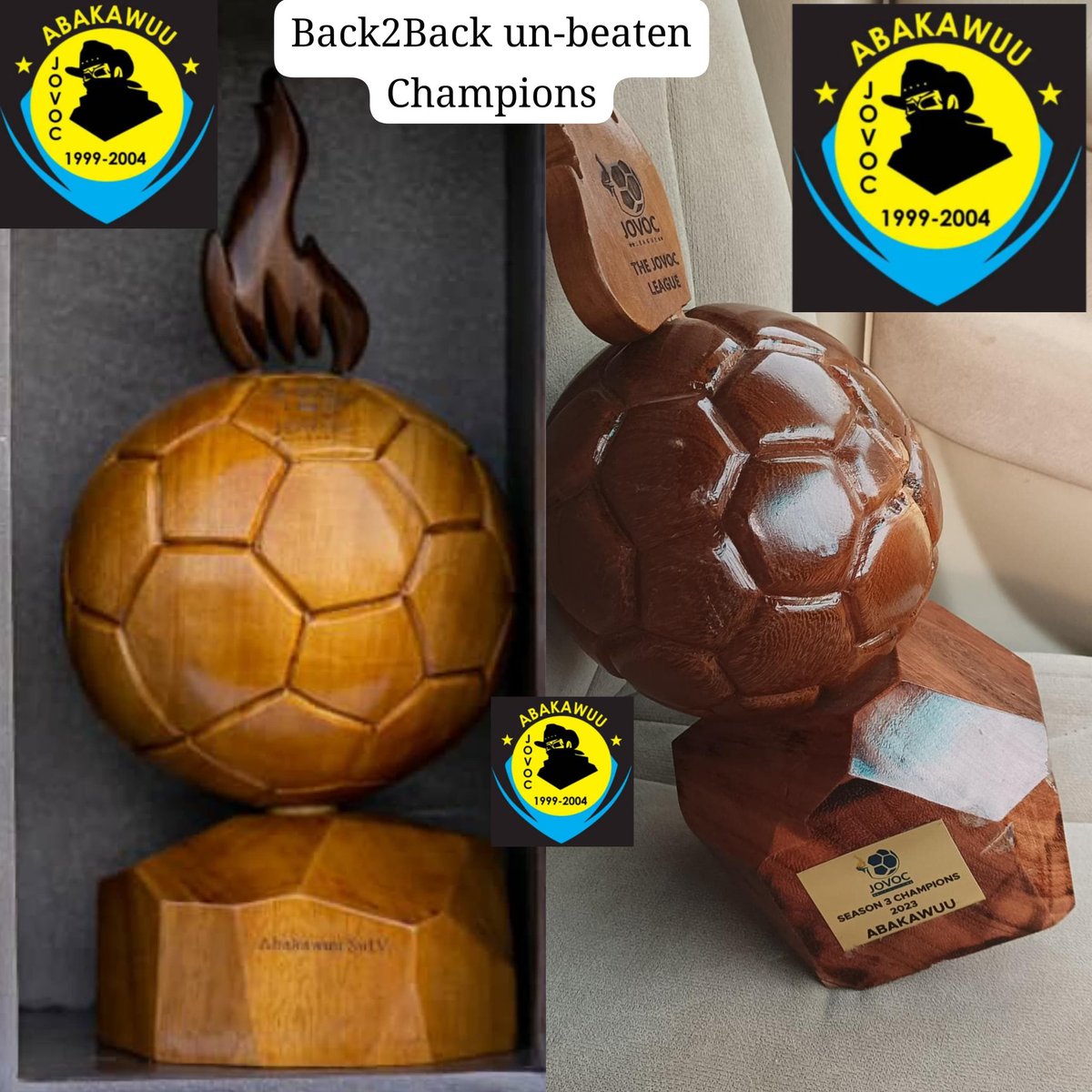 Greetings from the Only JL back2back un-beaten Champions.