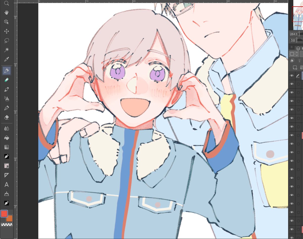 akane0000719's tweet image. 進捗