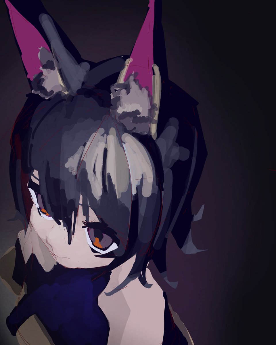 daybat2's tweet image. #illustration  #オリジナル　#創作
やっぱり立体感はライティングなんだ、勉強になる