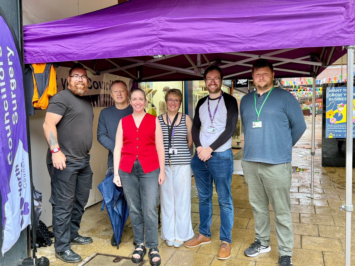 Just about dried out after yesterday's councillor surgery in Letchworth - thanks to everyone who braved the rain and spoke to us!