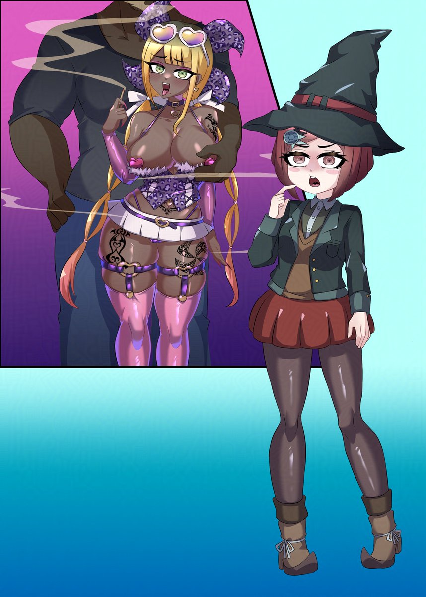 【R18/NSFW】(1/2)ダンガンロンパV3 転子&夢野 黒ギャル・悪堕ち・ビッチ化 